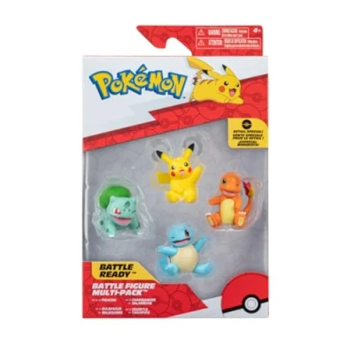 Afbeelding van Pokemon Match figuur; Pikachu Bulbasaur, Charmander, Squirtle 5 cm figuur