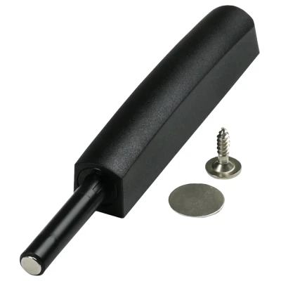 Afbeelding van Druksnapper met magneet, Zwart