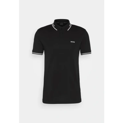 Afbeelding van BOSS PAUL Poloshirt, Heren, Maat: Small, Black one
