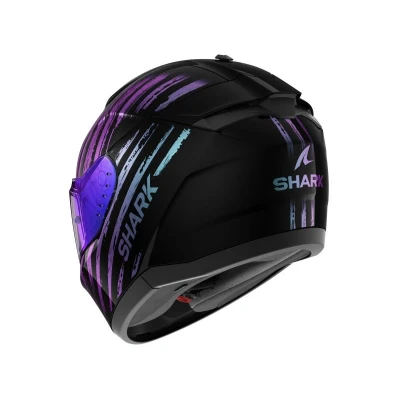 Afbeelding van SHARK HE1120E KXK M Integraalhelmen zwart, paars Unisex ECE 22.06