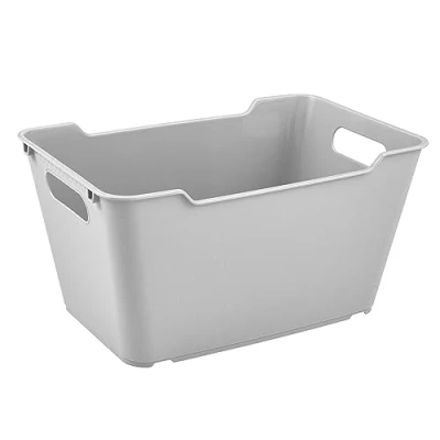 Afbeelding van keeeper Opbergdoos, gestructureerd oppervlak, 6 l, Lotta, Nordic Grey
