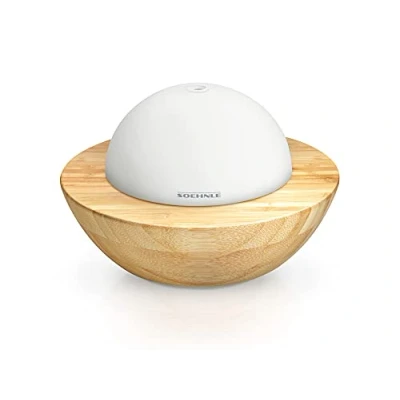 Afbeelding van Soehnle 68087 Modena Aromaverspreider Met Led Verlichting Glas/Bamboe