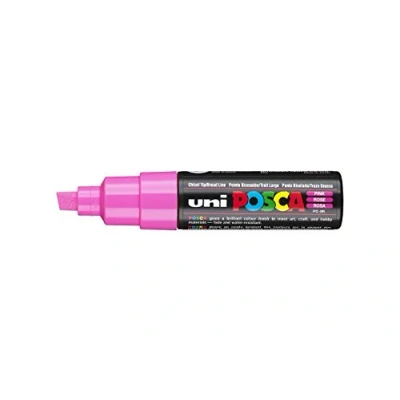 Afbeelding van uni ball Paint Marker op waterbasis Posca PC 8K roze paintmarker