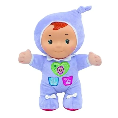 Afbeelding van VTech Robi, mijn eerste interactieve pluche pop met nachtlampje voor kinderen, muzikaal licht 40 slaapliedjes en 2 liedjes, verstelbaar licht, Italiaanse taal, batterijen inbegrepen, 0 36