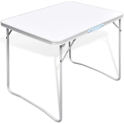 Afbeelding van vidaXL Campingtafel inklapbaar met metalen frame 80 x 60 cm