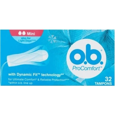 Afbeelding van OB Tampons ProComfort Mini 32 stuks