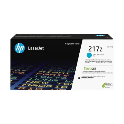 Image de HP 217Z Ultra High Yield cyan original LaserJet cartouche de toner (W2171Z) pour Color Enterprise MFP 6800dn