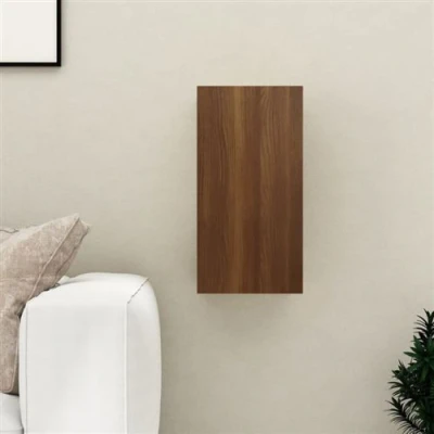 Afbeelding van Tv meubel 30,5x30x60 cm bewerkt hout bruineikenkleurig
