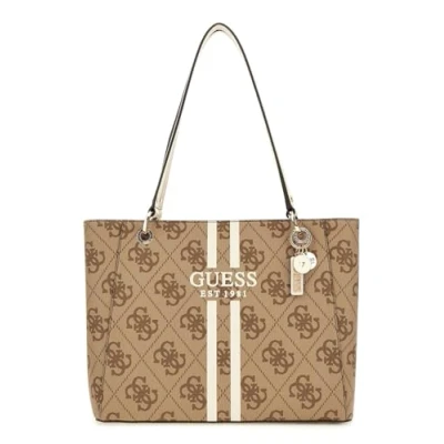 Afbeelding van GUESS Logo Noelle II Tote Latte, latte