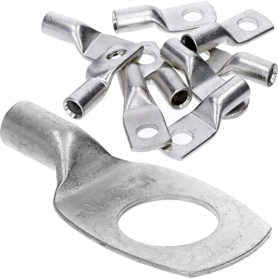 Afbeelding van 10 stuks Kalitec HR10 12 standaard buiskabelschoenen mm² M12 I zonder kijkgat Made in Germany