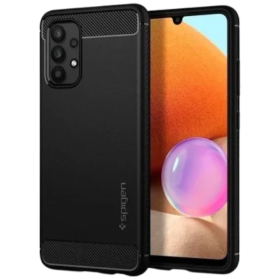 Image de Spigen Rugged Armor TPU Back Cover Noir Samsung Galaxy A52 5G