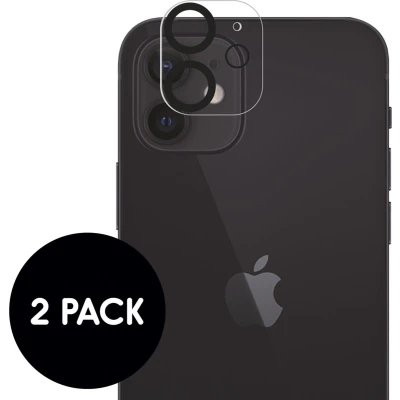 Afbeelding van iMoshion Camera Lens Screen Protector Geschikt voor iPhone 12 Mini Glas 2 Pack transparant