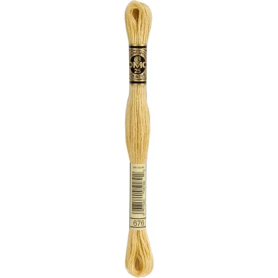 Afbeelding van DMC Mouline 676 borduurgaren