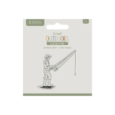 Afbeelding van CC The Great Outdoors Clearstamp Perfect Catch