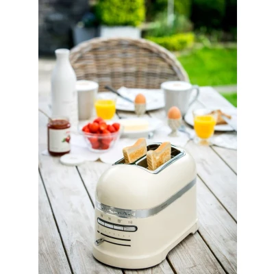 Afbeelding van Kitchenaid Broodrooster Artisan Toaster met 2 sleuven en verwijderbaar kruimelbakje Wit