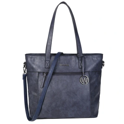 Afbeelding van Wimona Evelina 4035 Shopper / Laptoptas 15 inch Donkerblauw