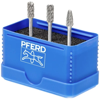 Afbeelding van PFERD 21901404 Freesstiftset Hardmetaal Schachtdiameter 3 mm delig
