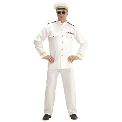 Afbeelding van W WIDMANN MILANO Party Fashion kostuum zeekapitein, jas, broek, hoed, zeeman, carnaval, themafeest