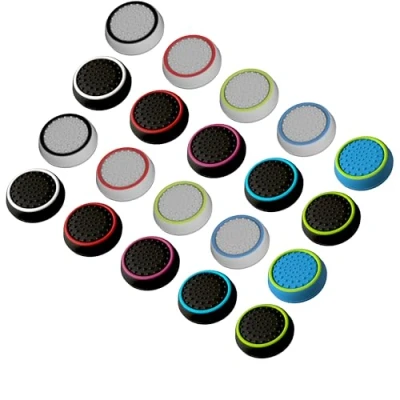Afbeelding van MatoSan® PS4 Xbox PS5 Thumb Stick accessoireset voor Controller handgrepen One Series X S Switch Pro bevestigingsmiddelen bescherming gamepad (20 stuks)