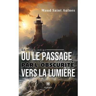 Image de la vie en indigo ou le passage par l&#039;obscurité vers lumière