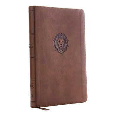 Afbeelding van KJV, Thinline Bible Youth Edition, Leathersoft, Brown, Red Letter Comfort Print