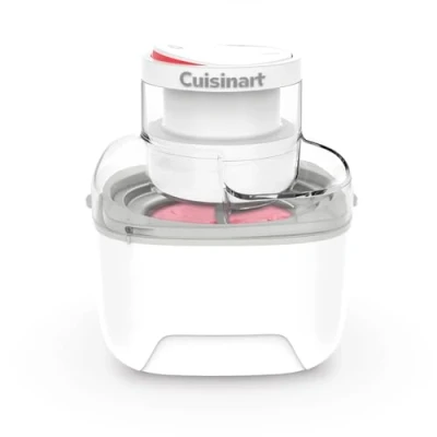 Afbeelding van Cuisinart Solo Scoops Sorbetière Machine à crème glacée faite maison en 25 minutes Sorbtière yaourt Compact, peu encombrant Bol de 475 ml ICEM10