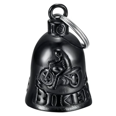 Afbeelding van Mocy Bell Moto Biker Guardian Gremlin roestvrij staal zwart, Zie beschrijving, see description
