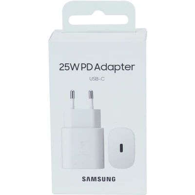 Afbeelding van Samsung USB C Snellader 25W Wit