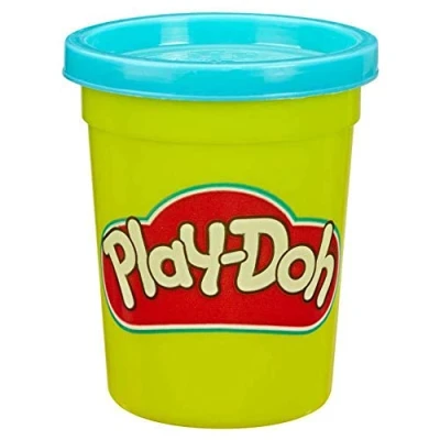 Image de Pack de 12 pots pâte à modeler Play Doh Bleu