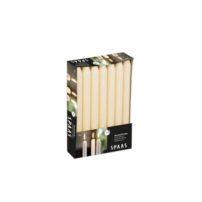 Afbeelding van SPAAS 14 Tafelkaarsen Dinnerkaars 21/220 mm, ± 8 uur, geurloos ivoor