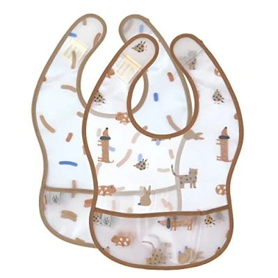 Afbeelding van Laessig Little Mateys Slabbetje Royal Blue 2 Stuks