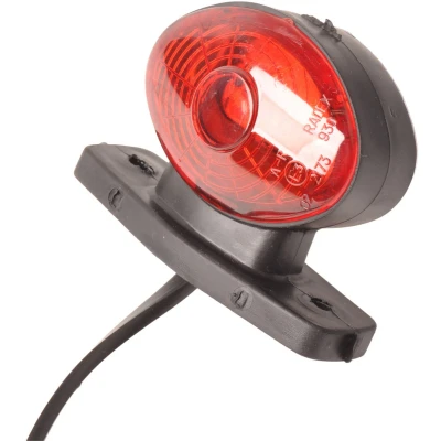 Afbeelding van Contourlamp RADEX 935 led Rood / wit Kabel 500mm met quick connector Contourverlichting (Oranje,Wit) BouwmanAanhangwagens.nl