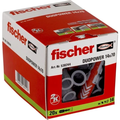 Afbeelding van Fischer duopower pluggen 14x70 20 stuks