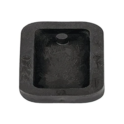 Afbeelding van Rayher betonsieraden: hanger, thermoplastisch elastomeer, zwart, 11,5 x 8 0,8 cm