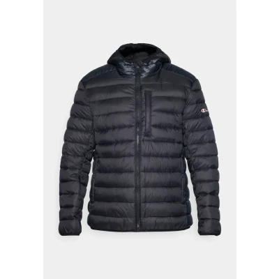 Afbeelding van Champion Icons Light Hooded Jacket Winterjas, Heren, Maat: XL, Black