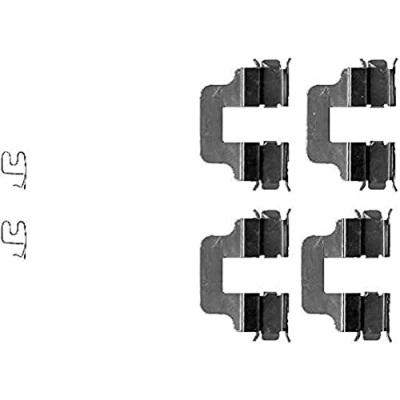 Afbeelding van HELLA 8DZ 355 202 781 Accessoireset, schijfremblok BMW: 3 Saloon, 1 Hatchback, FIAT: Panda II 500 III Hatchback