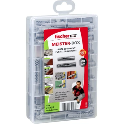 Afbeelding van Fischer Meister Box UX/UX R Plugassortiment 513893 110 onderdelen