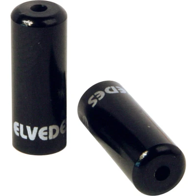 Afbeelding van Elvedes Kabelhoedje 4,2mm aluminium zwart (10st)