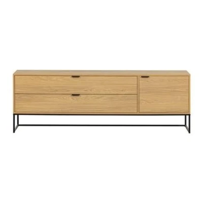 Afbeelding van WOOOD Silas Tv meubel B 180 cm Eiken