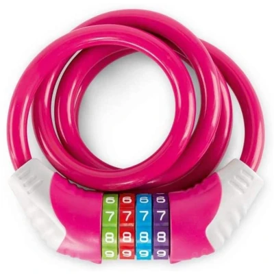 Afbeelding van Veiligheids kabelslot Puky roze