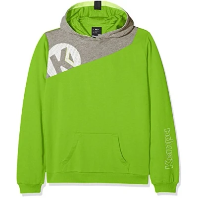 Afbeelding van Kempa Core 2.0 Hoody Kind Hoop Groen Donker Grijs Melange Maat 164