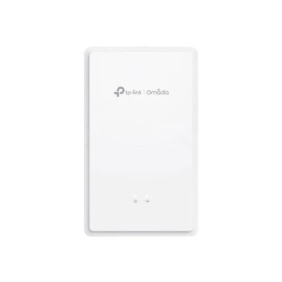 Image de TP Link Omada EAP615GP Wall V1 Borne d&#039;accès sans fil 4 ports 1GbE, GPON Wi Fi 6 2.4 GHz, 5 GHz géré par le Cloud montage mural