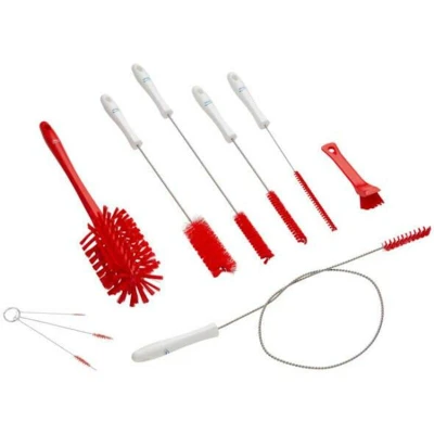 Image de VIKAN 53584 set de brosses sundae pour machines à glace, rouge 5358/4