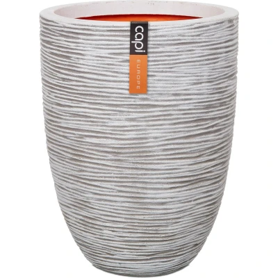 Afbeelding van Vaas elegant laag rib NL 44x56 ivoor Capi Europe