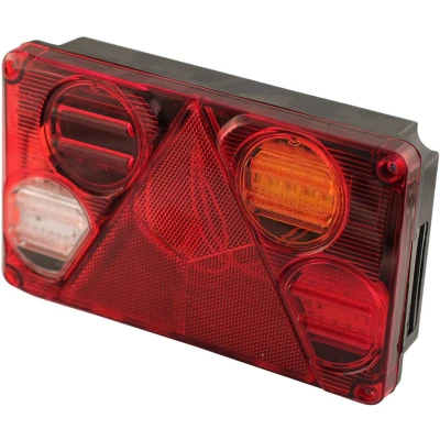Afbeelding van Achterlicht WAS 395 , LED 12V 24V rechts 5 PIN&#039;s bajonet Achterlichten BouwmanAanhangwagens.nl