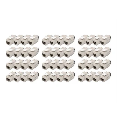 Image de DIGITUS Prise modulaire keystone, with cable manager CAT 6a blindé RJ 45 (pack de 48)