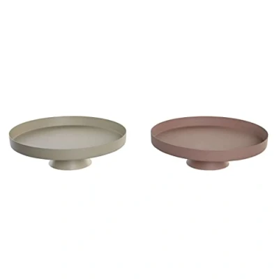 Afbeelding van Middenstuk DKD Home Decor Beige Roze 31 x 9 cm Stads (2 Stuks)