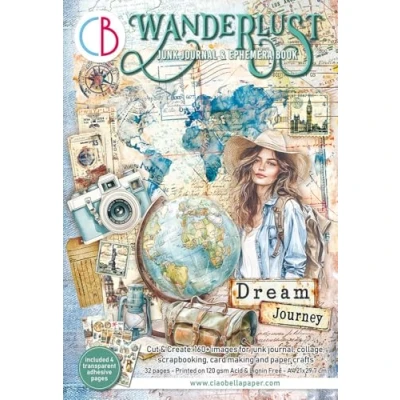 Afbeelding van Ciao Bella Wanderlust A4 Junk Journal Ephemera Book (32pcs) (CBB006)