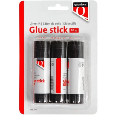 Afbeelding van Lijmstift Quantore 3x20gr blister