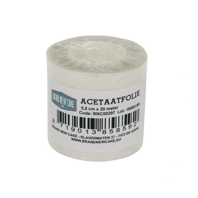 Afbeelding van BrandNewCake Acetaatfolie rol 5,5 cm x 20 m